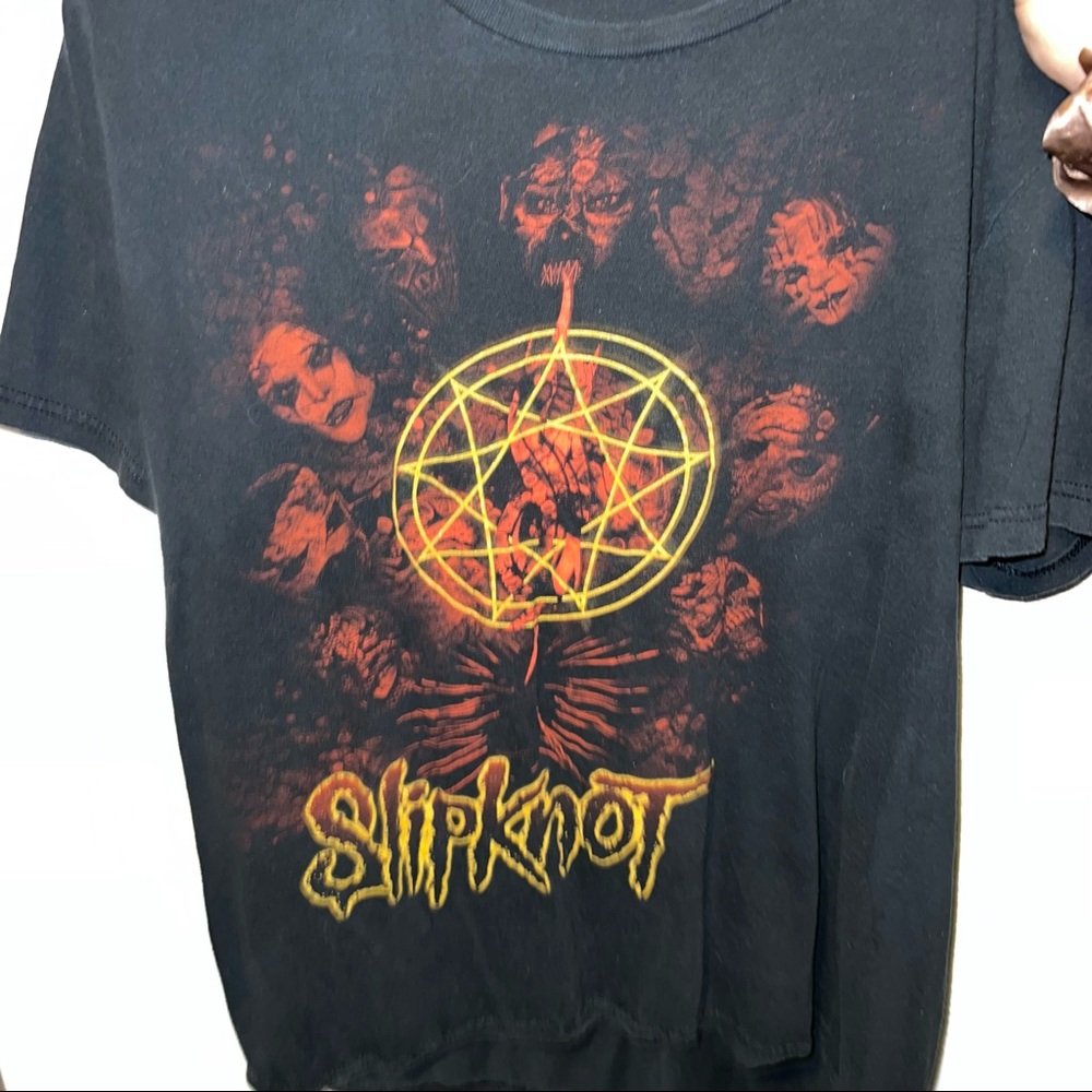SLIPKNOT Black and Red Short Sleeve Tee